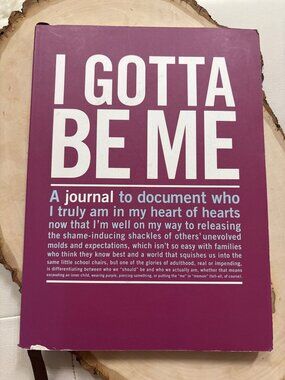 I Gotta Be Me Guided Journal By Knock Knock Purple Hardcover Self-Reflection